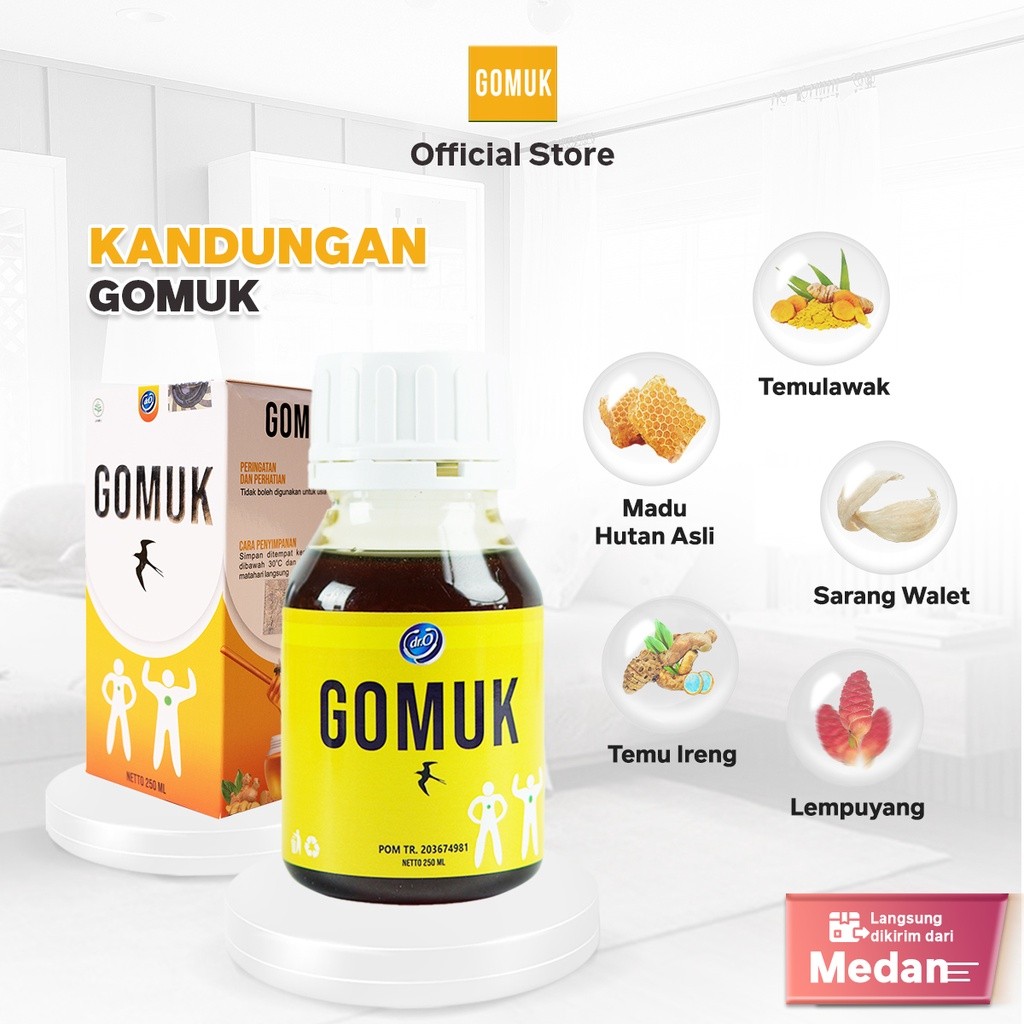 

GOMUK/250GRAM MADU PENGGEMUK/ BPOM/ NAIK IDEAL 5-15 CM AMPUH