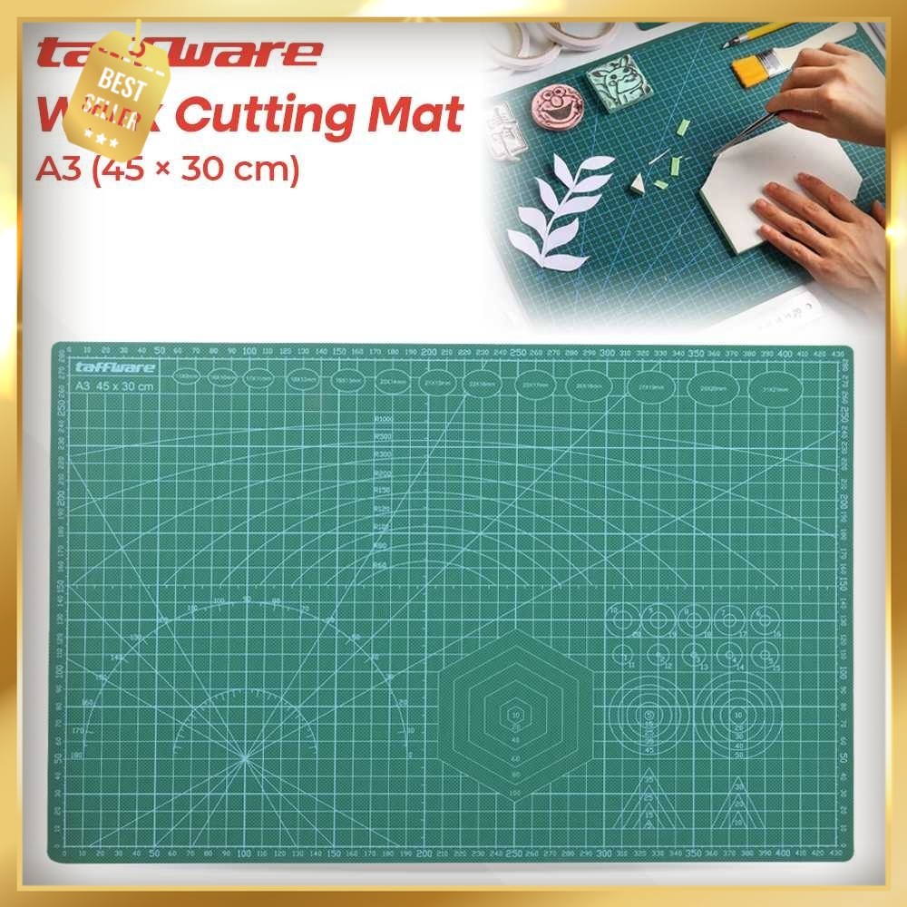 

Taffware Alas Potong Work Cutting Mat Pad A3 45x30cm