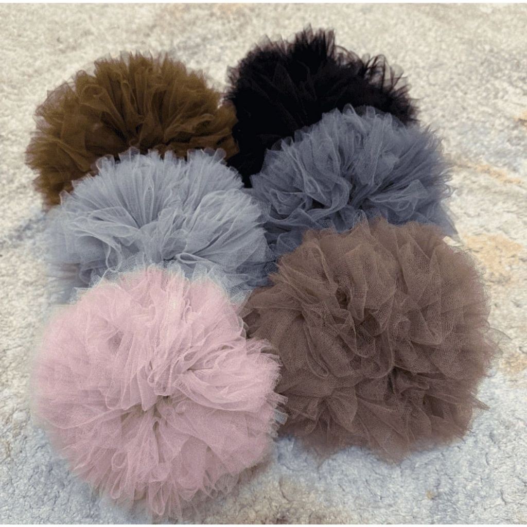 ( Jenniestoree ) Srunchies Cepol Jumbo Bahan Tile Premium / Cepol Anti Kempes/Ikat Rambut Cepol