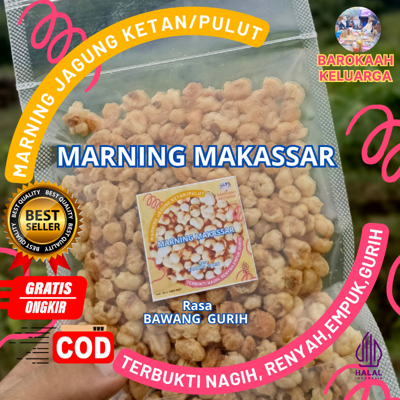 

MARNING PREMIUM JAGUNG KETAN SUPER EMPUK RENYAH JAGUNG KETAN/jagung putih khas makassar Super duper Premium CoCcok buat camilan di perjalanan dan pantas buat Hidangan Tamu harga PALING SPESIAL