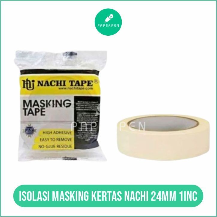 

(PRO_ATK) Isolasi Masking Kertas Nachi 24Mm 1Inc