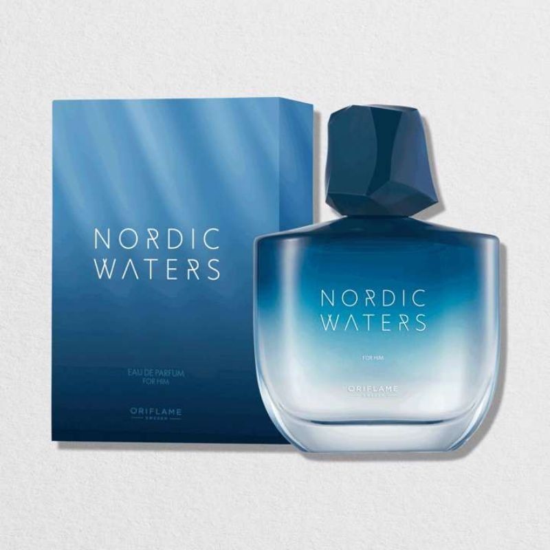Tester Parfum Oriflame NORDIC-WATERS For him EDP 1 ml dan 5 ml