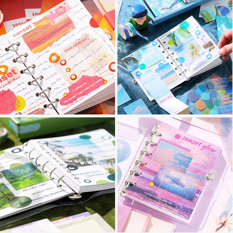 

Handwritten Book Gift Box Set Scrapbooking Hand Account Material Student Stationery Supplies Graduation Birthday Gift