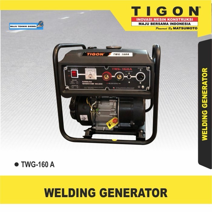 Mesin Las & Genset Bensin TIGON TWG-160A Welding Generator