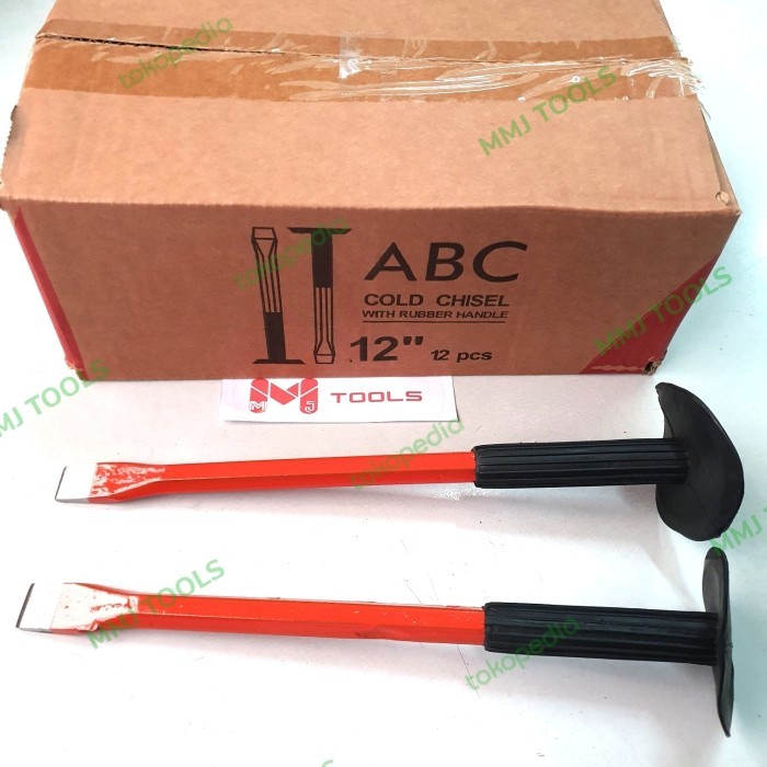 Pahat Beton Topi 12" ABC - Pahat Tembok Besi Topi - Pahat Besi Topi