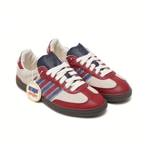 Sepatu Adidas Samba OG Notitle Red Maroon Navy Beige' SKU ID6023 "Unisex"