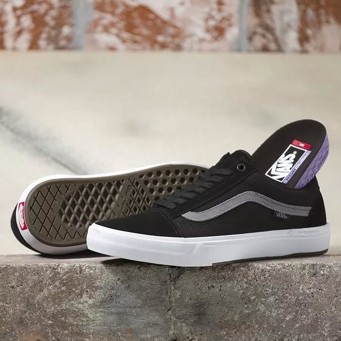 VANS OLD SKOOL BMX PRO BLACK WHITE GREY ORIGINAL - 39