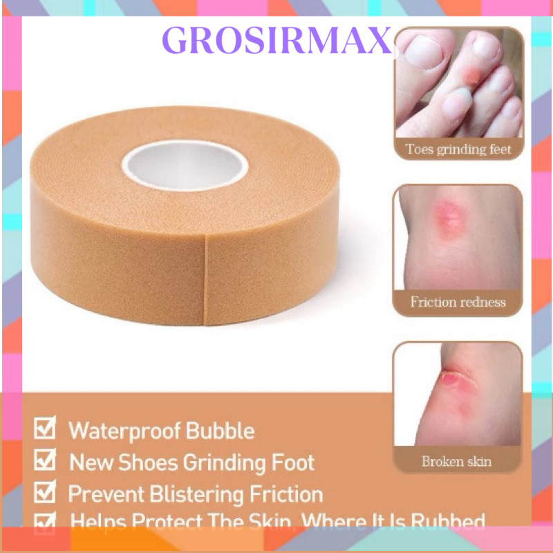 COD Makassar Roll Plester Pelindung Kaki Anti Lecet Serbaguna / Stiker Tape Pelindung Tumit Dan Jari