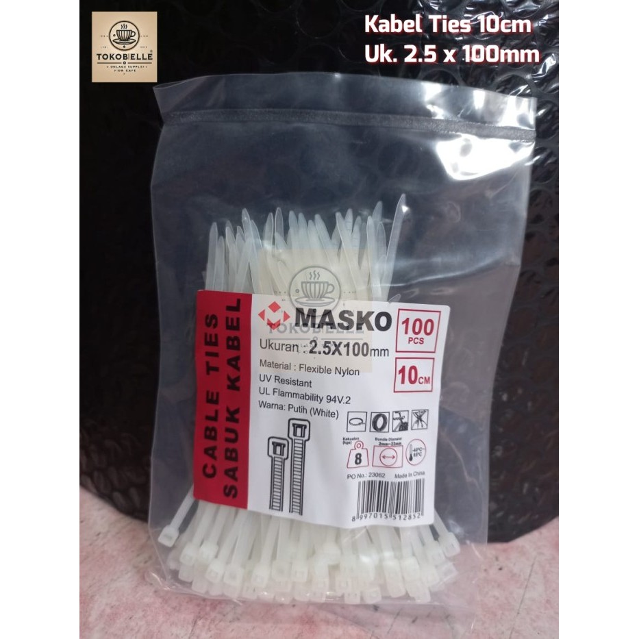 

Kabel Ties 10cm | Kabel Pengikat Uk 2.5 x 100mm