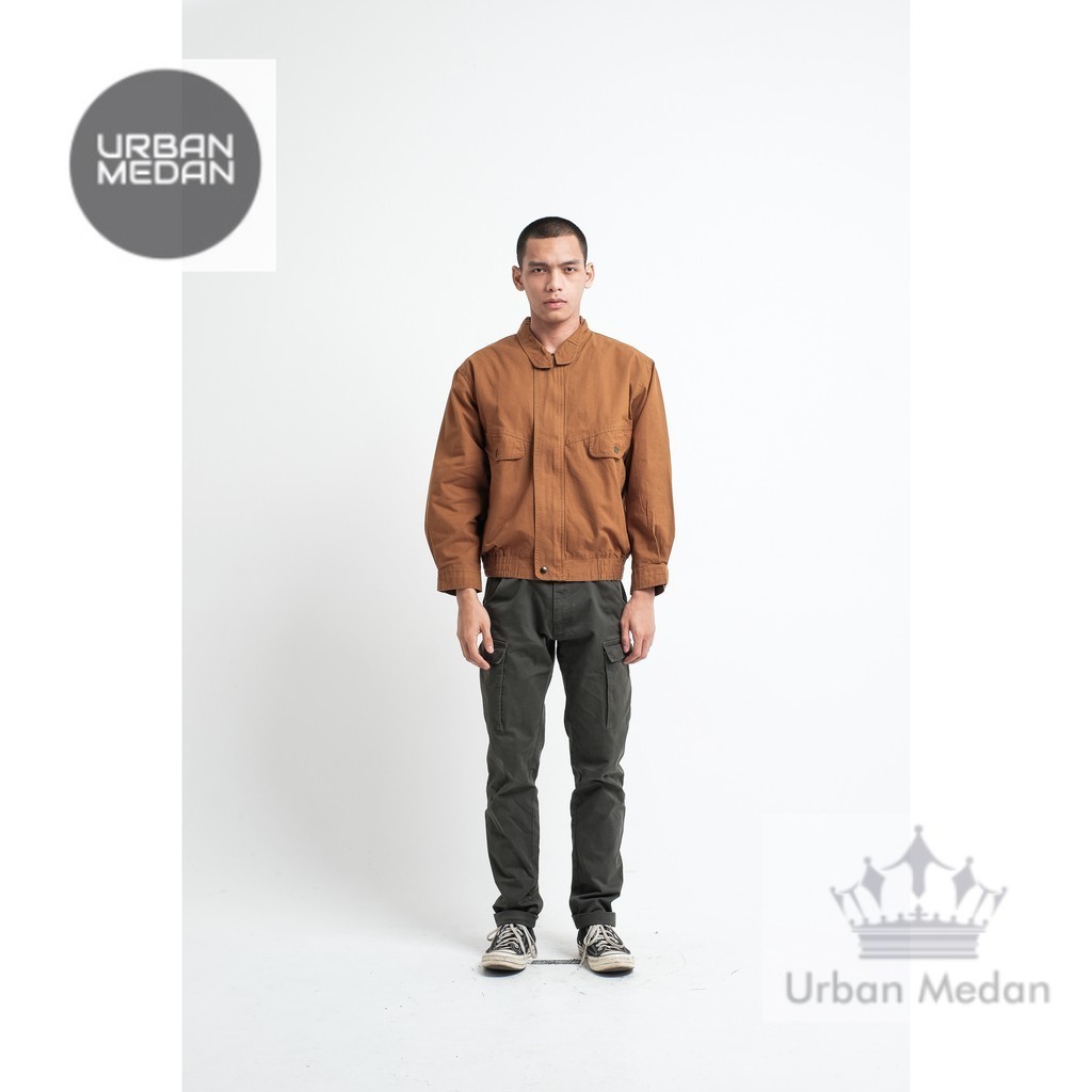 Aero Flight Jacket in Camel / Jaket Pria / Jaket Pilot