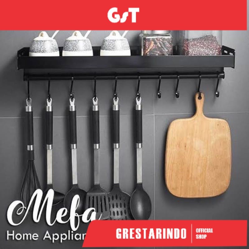 Rak Dapur Rak Bumbu Gantung Rak Penyimpanan Bumbu Rak Bumbu Tempel Dinding