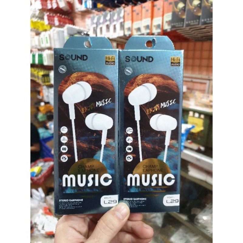 (Toserba 777) HEADSET HF EXTRA BASS L29 / STEREO EARPHONE / HEADSET L29 / HF HEADSET JBL J-363 COLOK