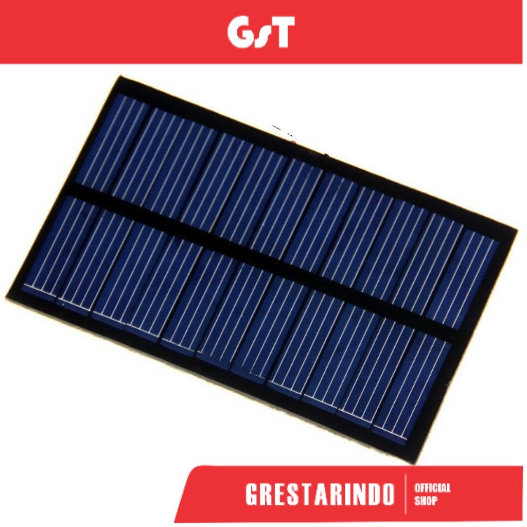 Solar Panel Mini 5 v volt Solar Cell HP dan Powerbank 1.1W 220MA Y3488