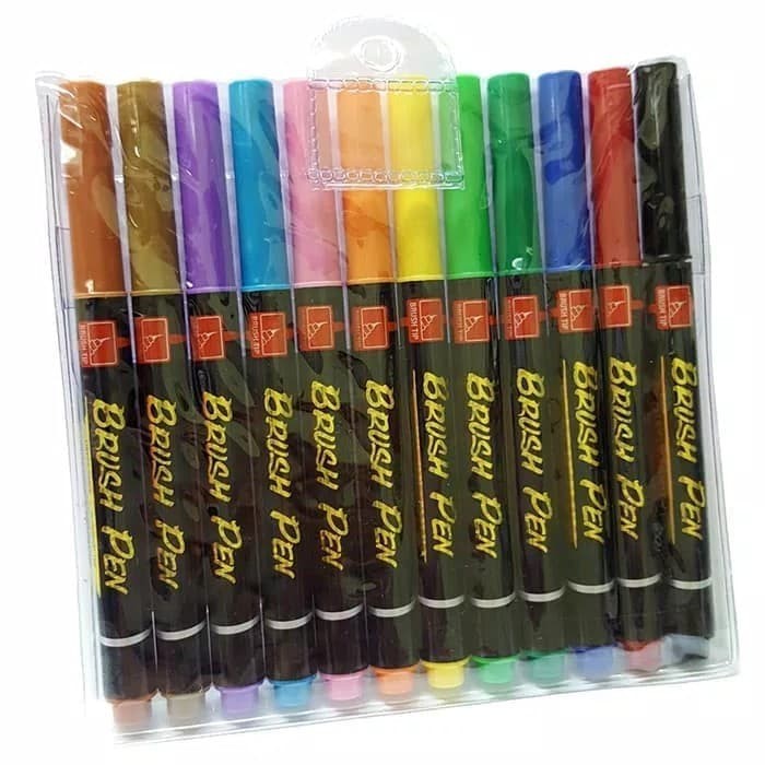 

best -Snowman Brush Pen 12 colors