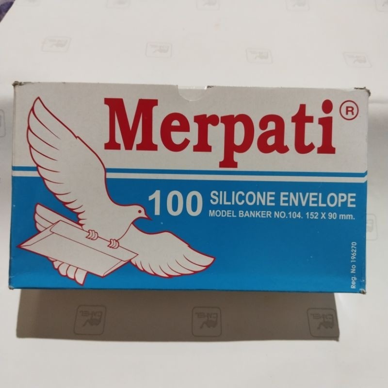 

Amplop merpati 152×90 mm isi 100