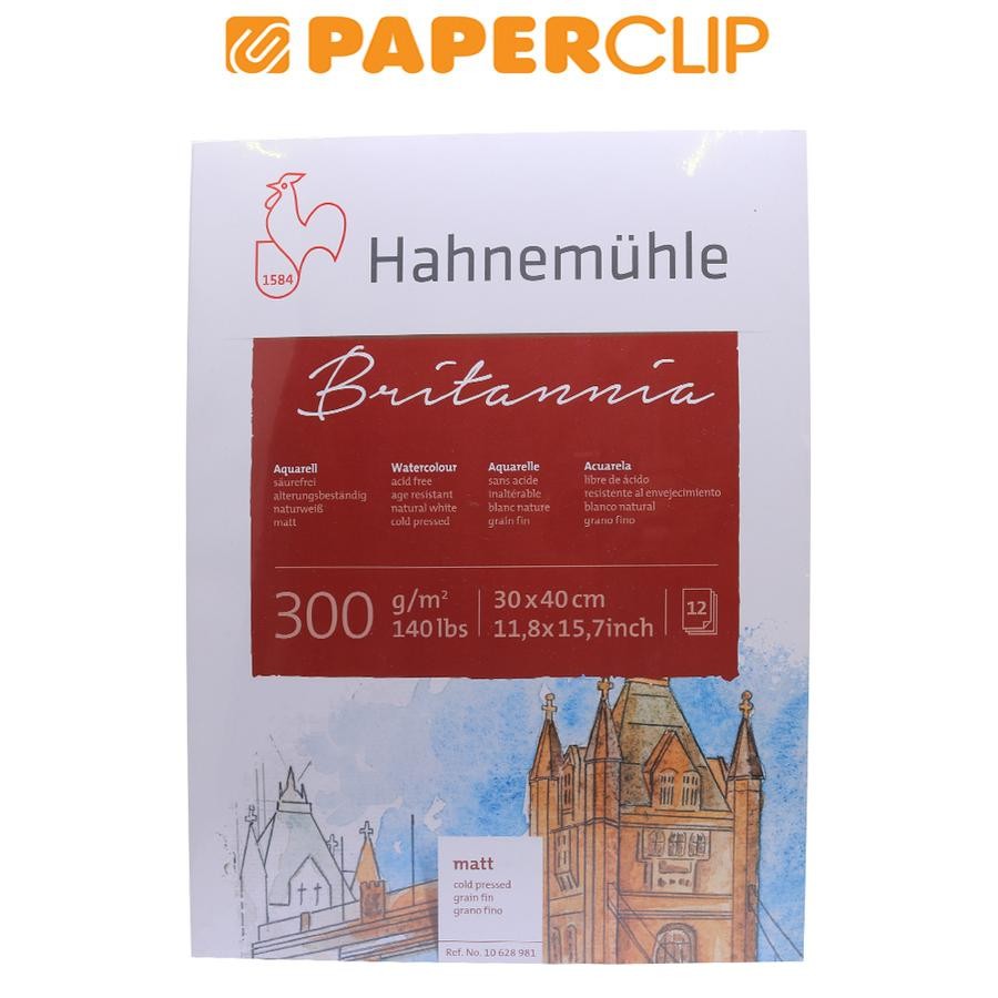 

WATERCOLOR PAD HAHNEMUHLE BRITANNIA 30X40 10628981 COLD PRESSED