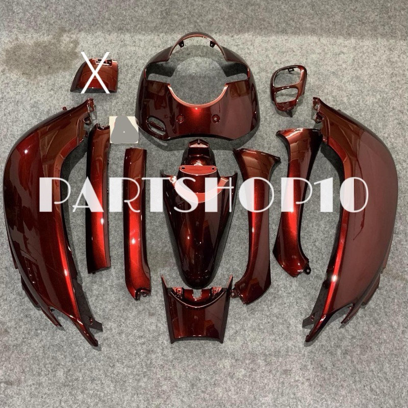 Body scoopy 2018 cover full set body halus scoopy fi esp tahun 2017 2018 2019 warna red magic