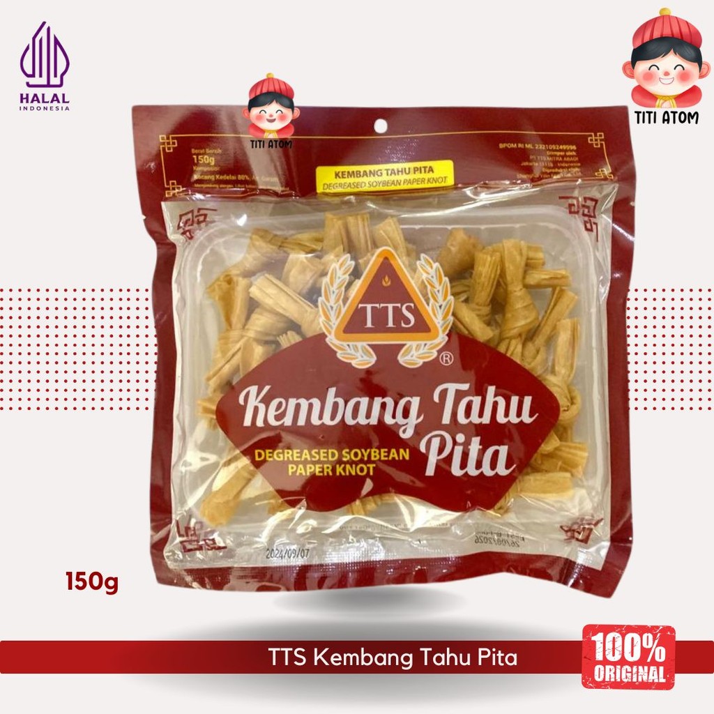 

TTS Kembang Tahu Dried Soya Beancurd Pita 150g