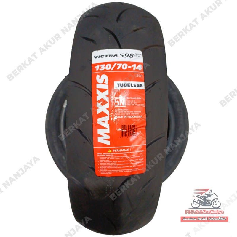 Maxxis Victra 130 70 14 tubeless  Ban Motor Aerox