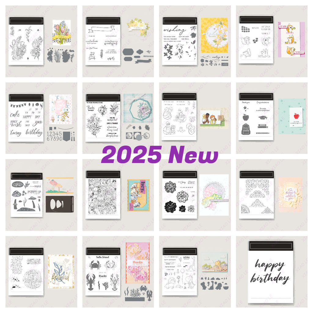 

Metal Cutting Dies Silicone Stamps Scrapbooking New Make Photo Album Card Diy Paper Embossing New Happy Mother's Day Love Heart