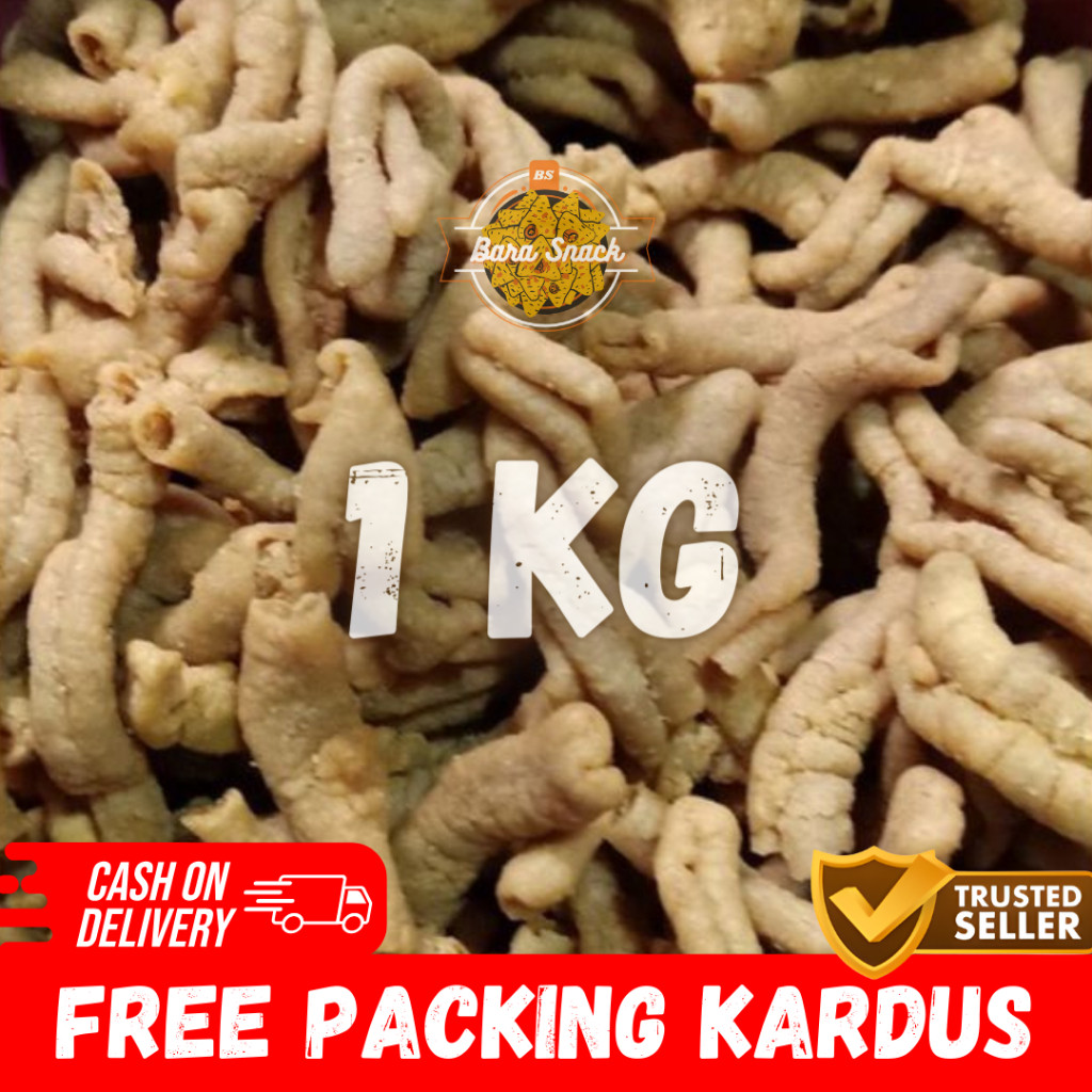 

[ 1KG ] Keripik Usus Cap Anka Premium / Usus Ayam Crispy / Camilan Snack Kiloan Murah -K
