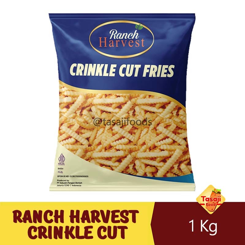 

Ranch Harvest Potato Crinkle Cut Kentang Goreng 1 kg Frozen Food