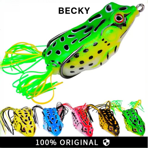 BECKY SOFT FROG LURE 4cm/5g Umpan Pancing Kodok Casting umpan pancing kodok kodokan katak soft lure 