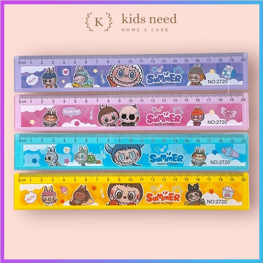 

(20cm) Penggaris Labubu Cute Ruler Karakter Lucu Harga Termurah
