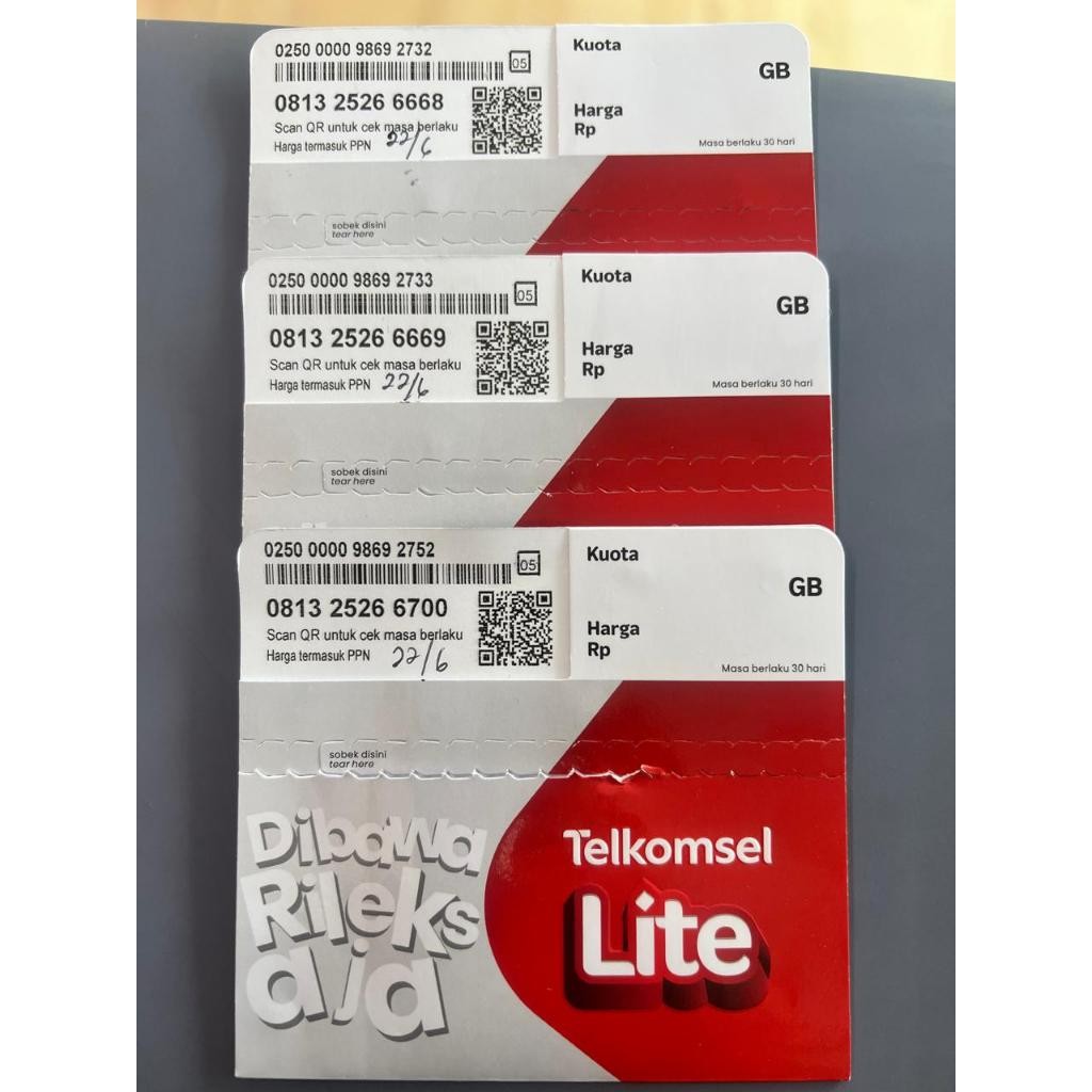 NOMOR CANTIK/SPESIAL/HOKI TELKOMSEL FREE 34GB KUOTA INTERNET DAN 25 MENIT ALL OPERATOR