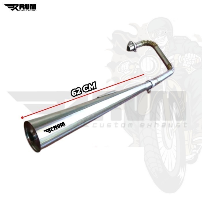 Knalpot Binter Merzy Stainless Logo Merzy Fullsystem