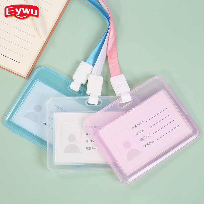 

Eywu Name Tag ID Card Holder Gantungan Kartu Nama Atau Panitia Satu Set Tali