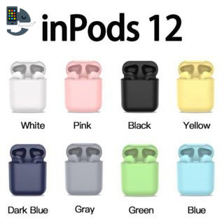Grosir headphone bluetooth in-ear inpods i12 Macaron 12S TWS headphone bluetooth nirkabel android be