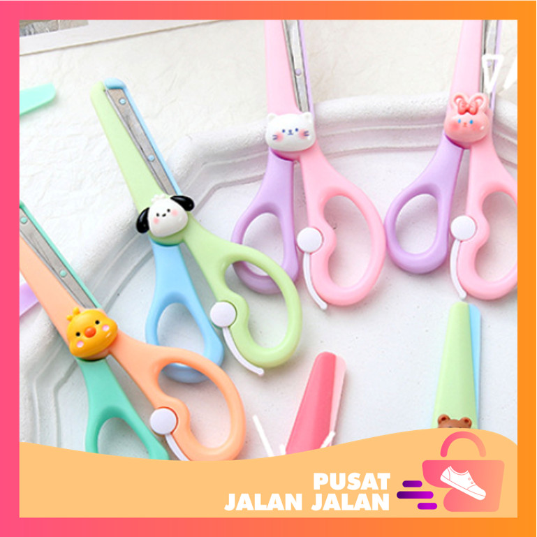 

PJJ - 6296 Gunting DIY Motif Karakter / Portable Mini Size Scissors / Gunting Lucu Alat Sekolah Anak / Gunting Kecil Boneka Lucu