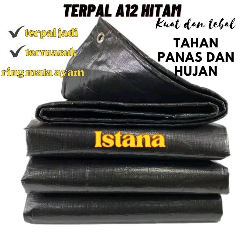 TERPAL A12 BLACK DIAMONDS UNTUK TENDA TRUCK SERBAGUNA UKURAN 4x6