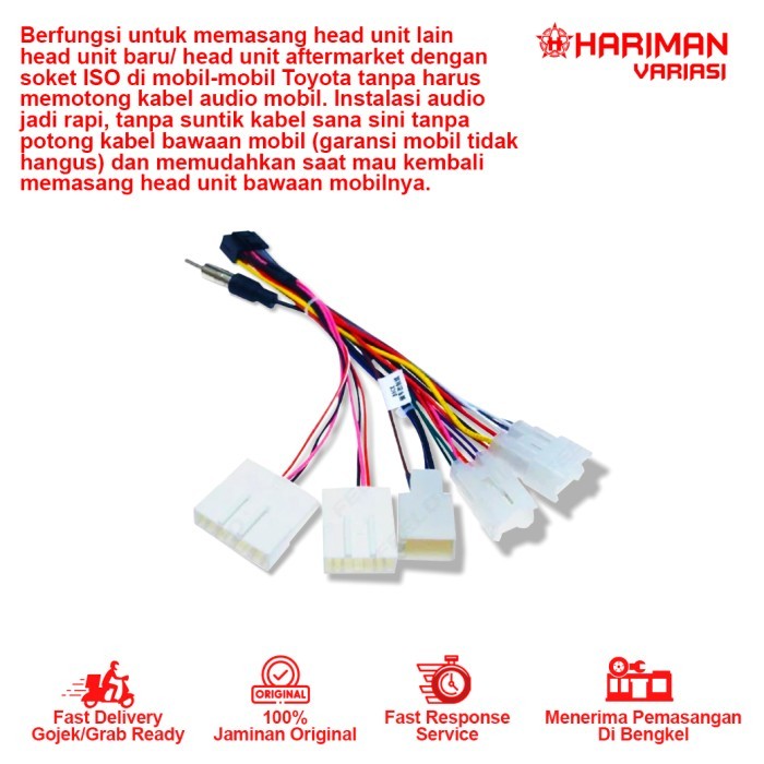 KABEL PNP TOYOTA LENGKAP