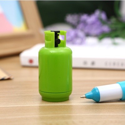 

Pulpen Tabung Gas Lucu Souvenir Gas Cylinder Telescopic Ballpoint Pen 657