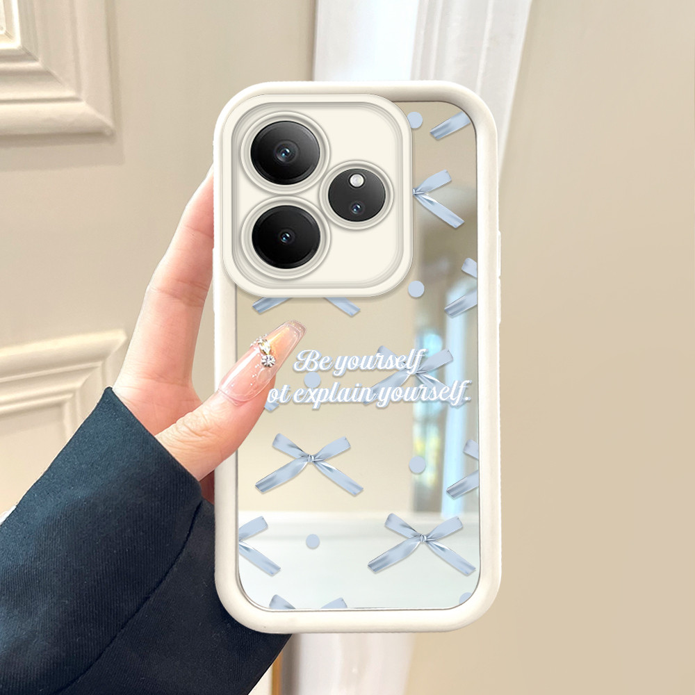 Casing Hp Untuk Realme GT 6 5G Cassing Soft Cesing Mirror JZ Bow 8215 Softcase Silikon Phone Case Ke