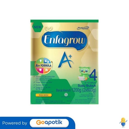 

Enfagrow A+ 4 Usia 3-12 Tahun Rasa Madu 1200 Gram Dus