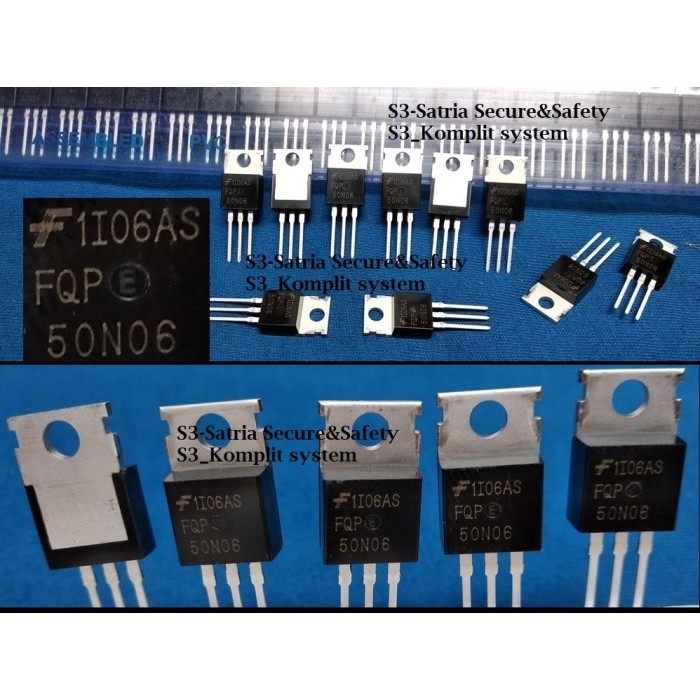 MOSFET 50N06 FQP FQP50N06 transistor fet FQPF50N06