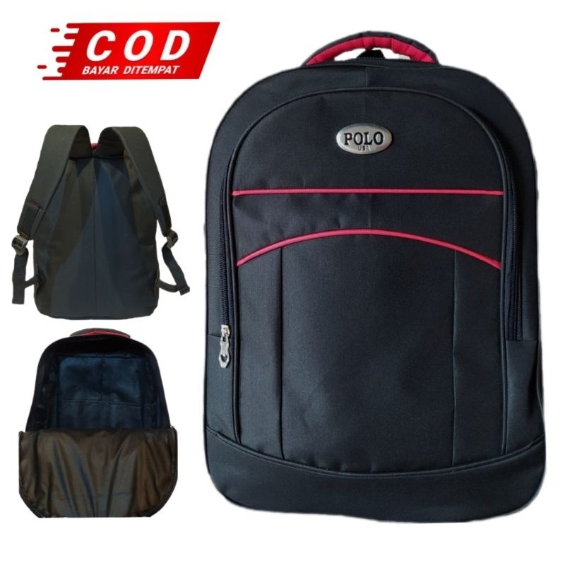 [PREMIUM ORIGINAL] Tas Ransel Polo/Ransel Pria/Tas Sekolah/Fhasion Pria