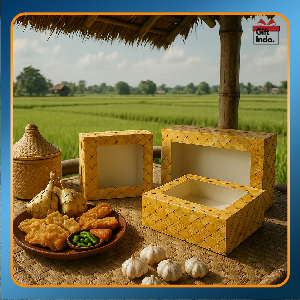 

Kotak Kado Kotak Mika Box Kue Souvenir Box Capcake Jajan Motif Anyam Besek Paperbox Pembungkus Roti
