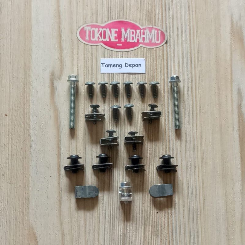 Baut Cover Body Bodi Tameng Depan Honda Blade Karbu Karburator Old / Lama 110