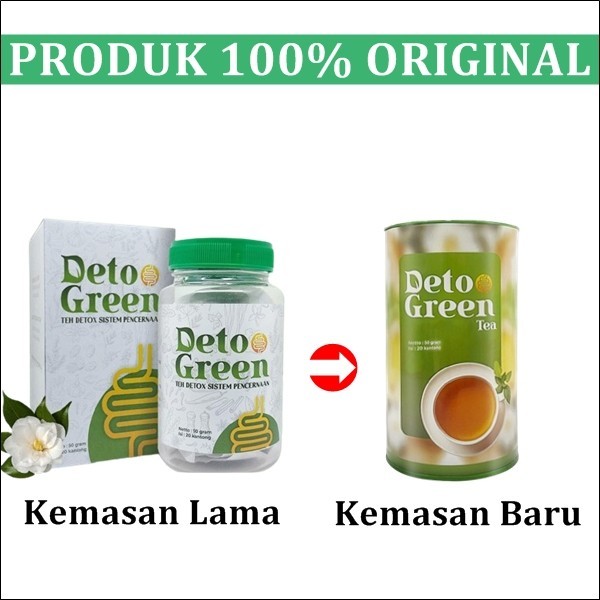 Deto Green tea teh detok pembersih usus