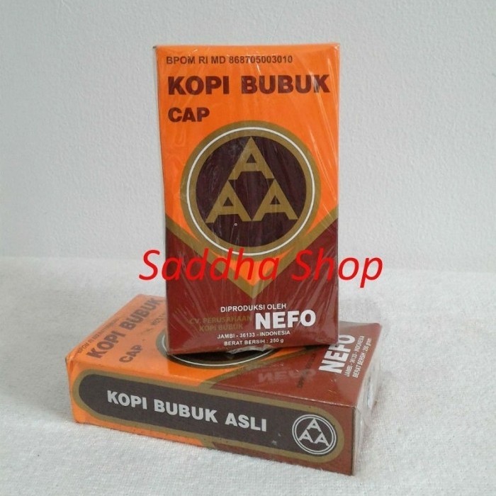 

Kopi AAA Nefo Jambi 250 gram