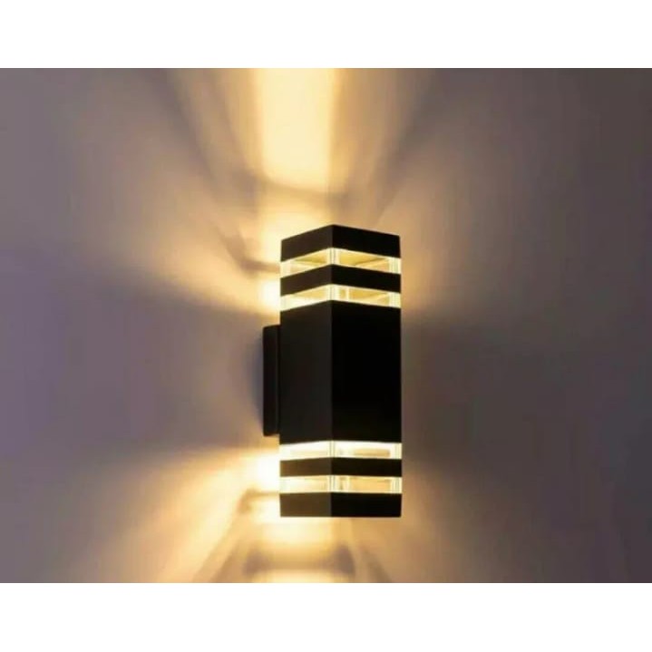 BERKUALITAS Lampu Hias Dinding Tembok Tempel Kamar Teras Tiang Rumah Minimalis Ukir LED