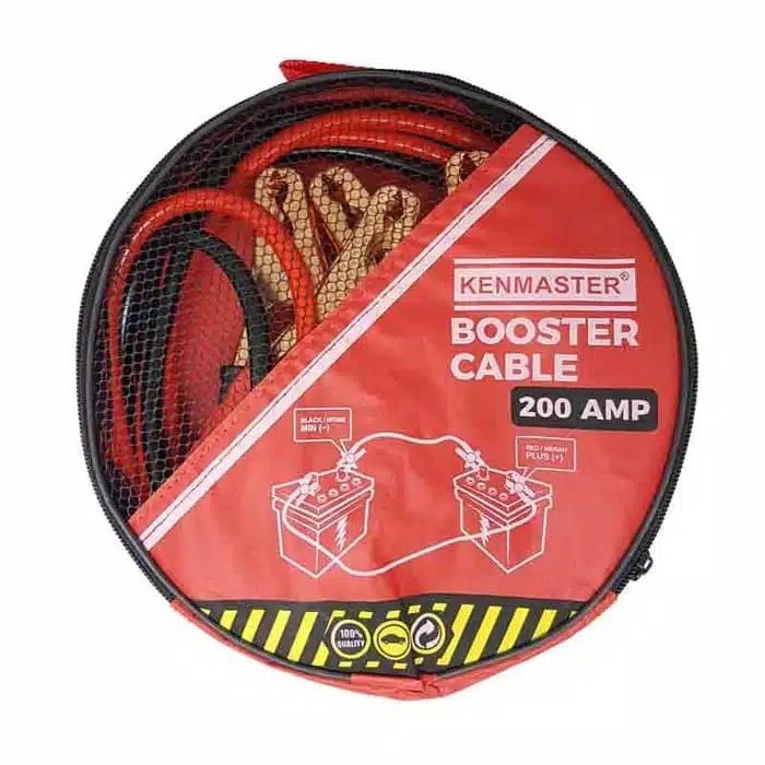 KENMASTER KABEL JUMPER AKI MOBIL - BOOSTER CABLE 200 AMP..