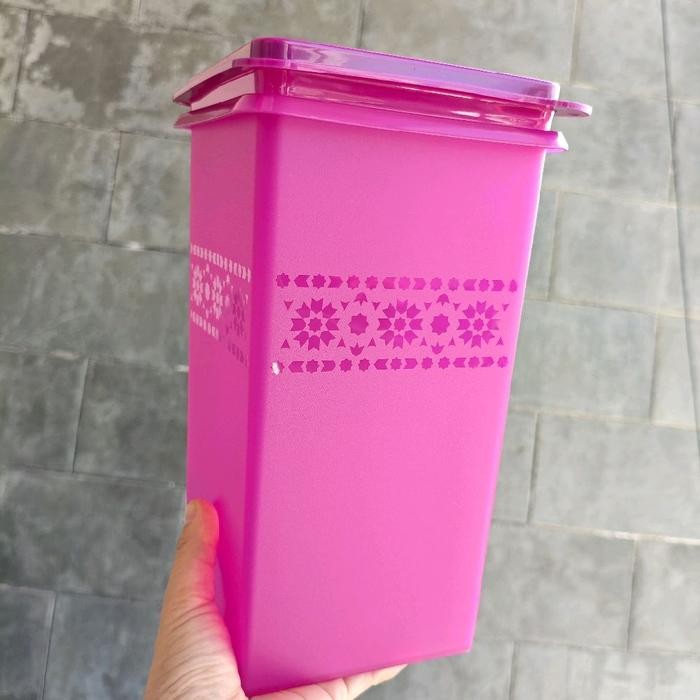 sweet saver UNGU TUA DARK toples tupperware harga satuan - merah