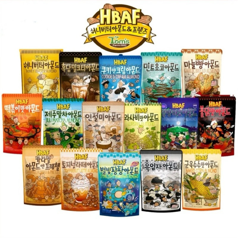HBAF TOM's FARM ORIGINAL Snack Cemilan Korea