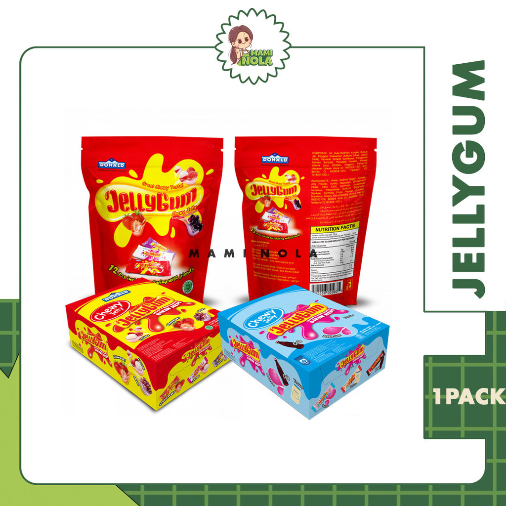

Donald Jelly Gum (1 pack isi 24 pcs)