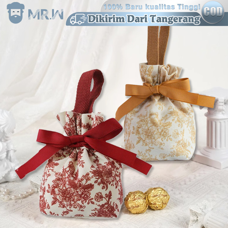 

1pcs Kantong Serut Wedding Kantong Pouch Permen